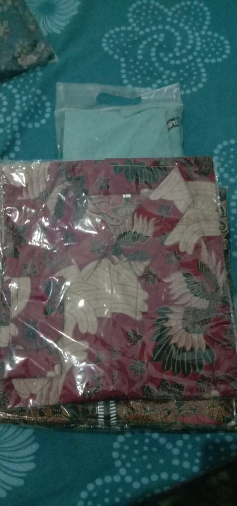 Ms Gamis Batik Sriwedari Maxi Super Jumbo Xxxxl Ld 128c. Bumil/busui Katun Sogan