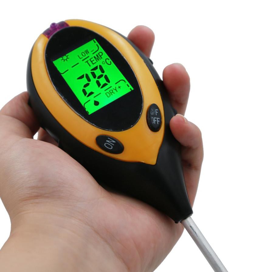 TERPERCAYA Digital Soil Analyzer Tester Meter Alat Ukur Kondisi Tanah 4