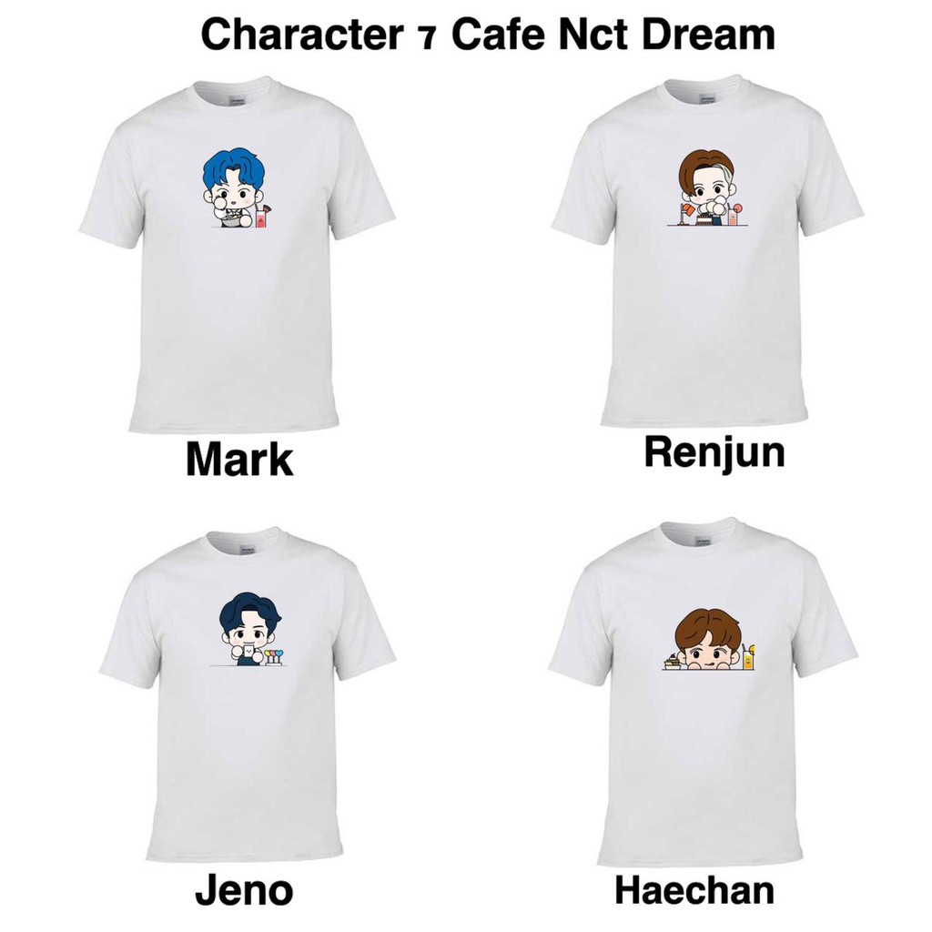 BAJU CUTIE CHARACTER 7 CAFE NCT DREAM