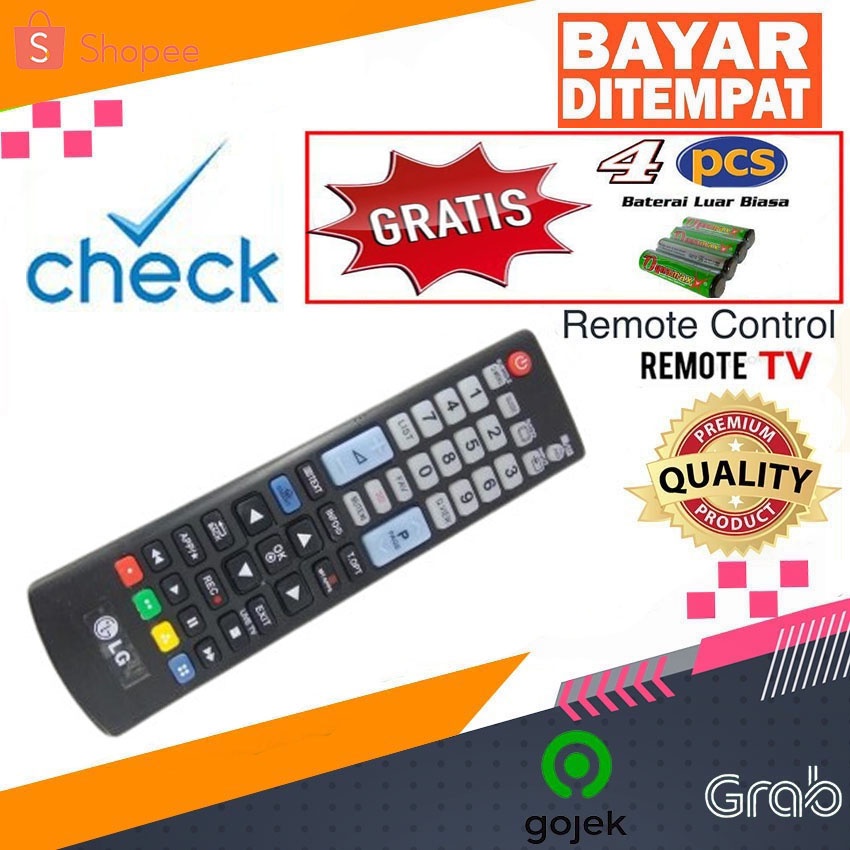 Remot Remote TV LG LCD Smart TV 3D AKB73975761