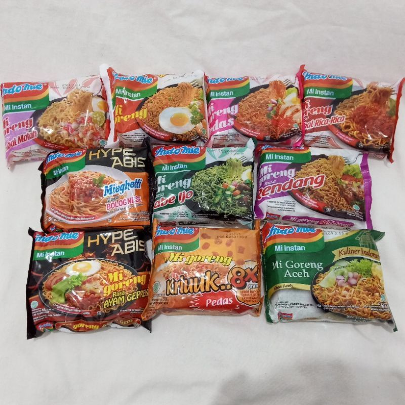 

MIE INSTAN INDOMIE GORENG/KUAH ANEKA RASA