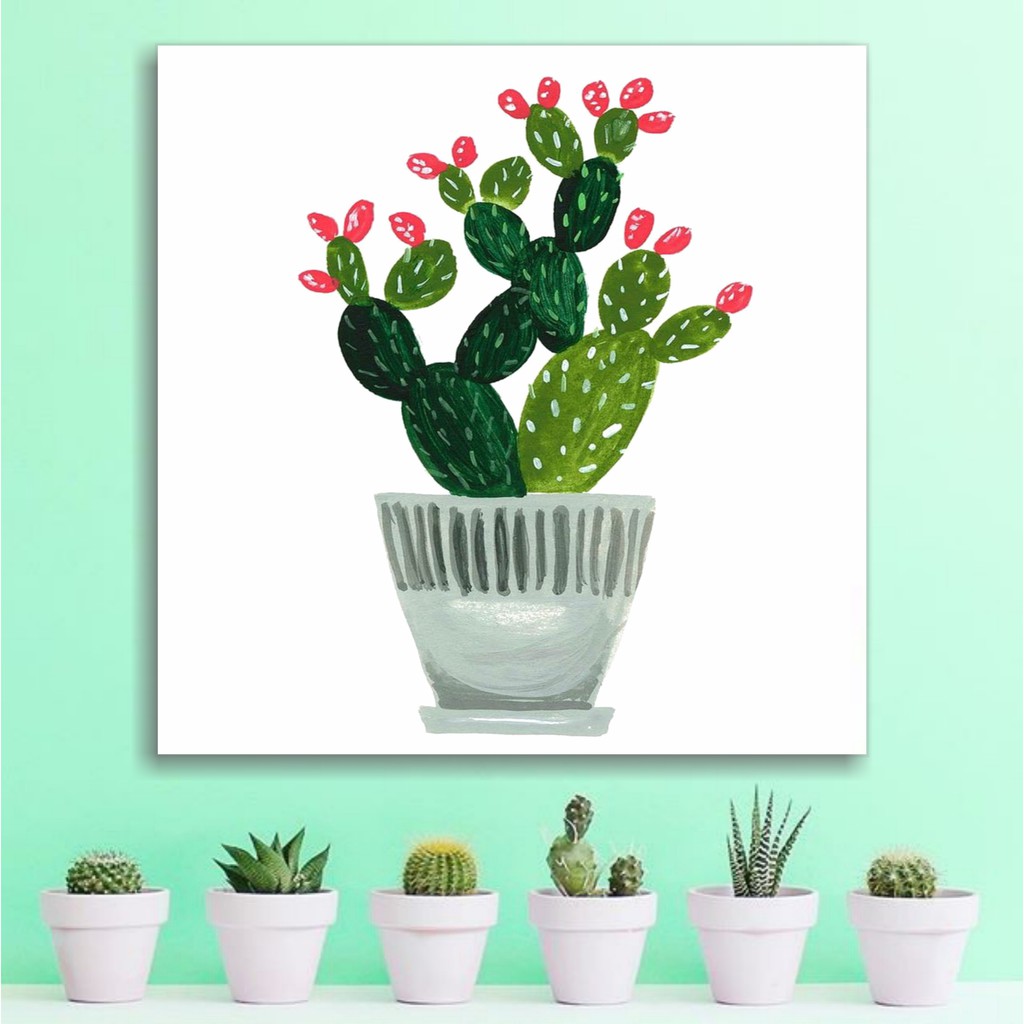 Dekorasi Kaktus Kamar Tidur