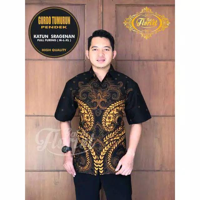 Kemeja Batik Gurdo Tumurun Hight Quality Katun / M/l/xl