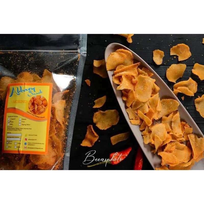 

Moring keripik dari tepung sagu