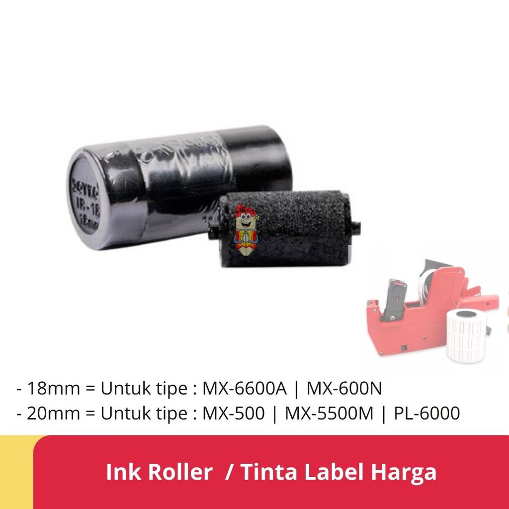 

Ink roller / Tinta Label Harga Labeller Joyko