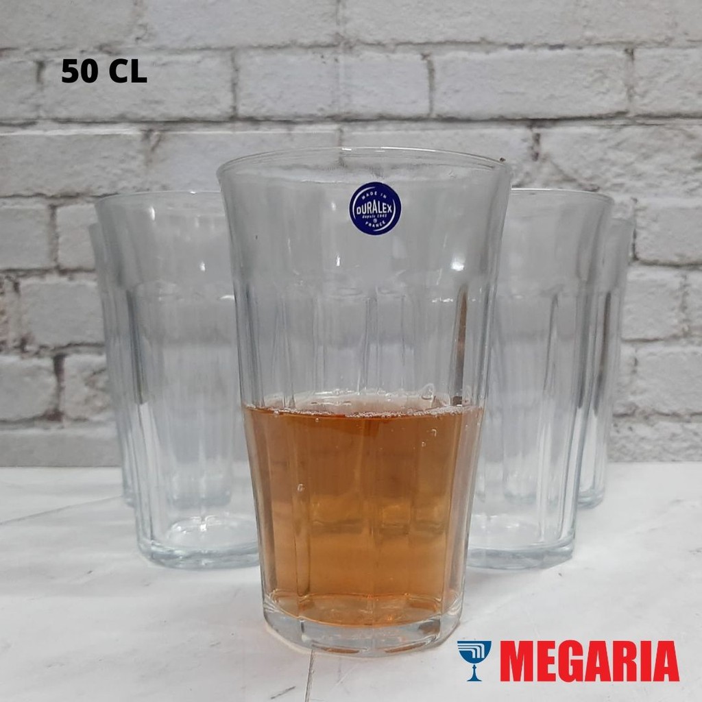 Gelas DURALEX Picardie 50cl(500ml) Per 6pcs/Gelas Coffee ( 17 5/8oz )