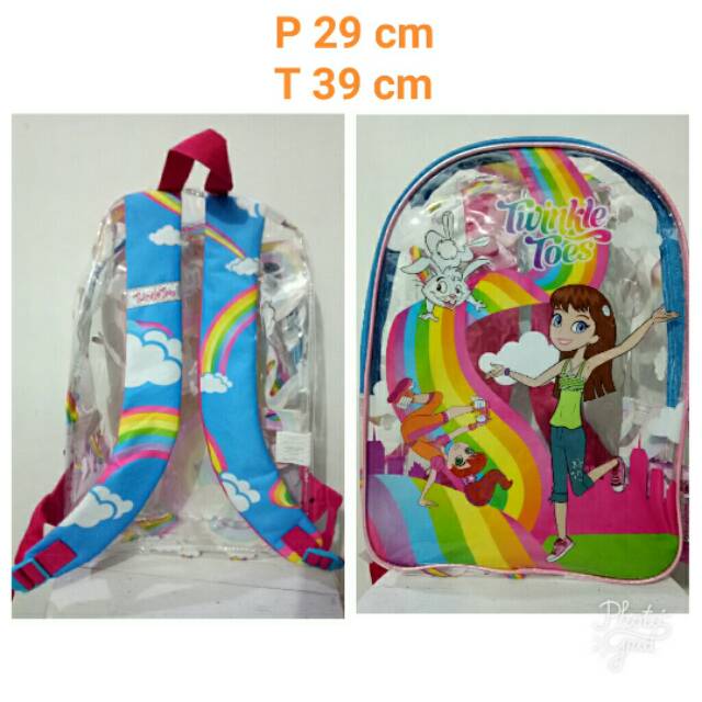 Tas Ransel Anak Skechers Transparan