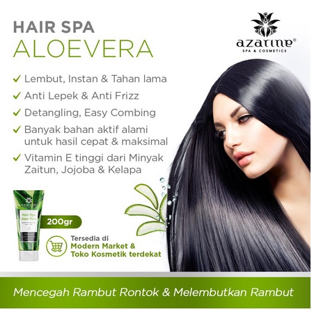 Azarine Hair Spa Aloe Vera Creambath Masker Rambut