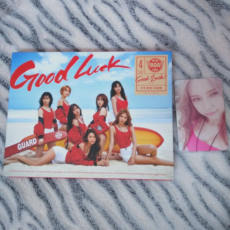 ALBUM AOA GOOD LUCK FULLSET OFFICIAL PHOTOCARD HYEJEONG POSTER MINA MURAH