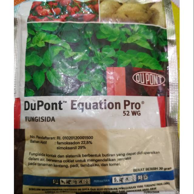 Fungisida Dupont Equation Pro 52 Wg Shopee Indonesia