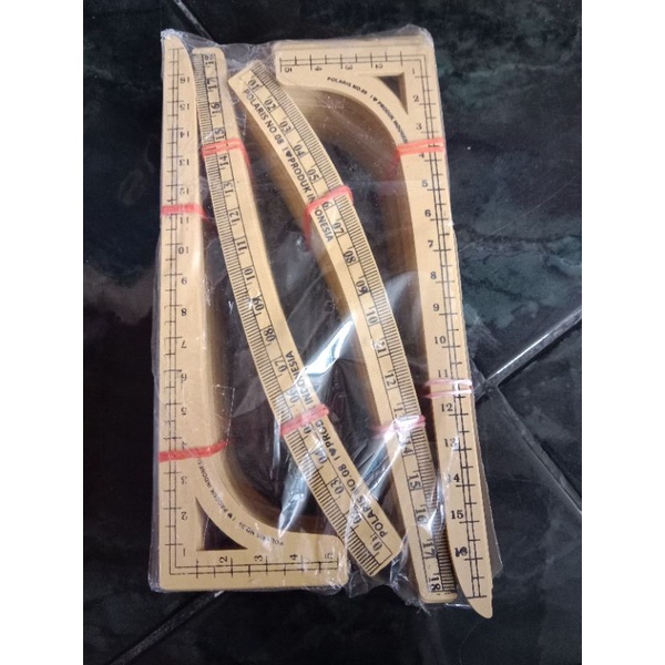 penggaris pola kecil