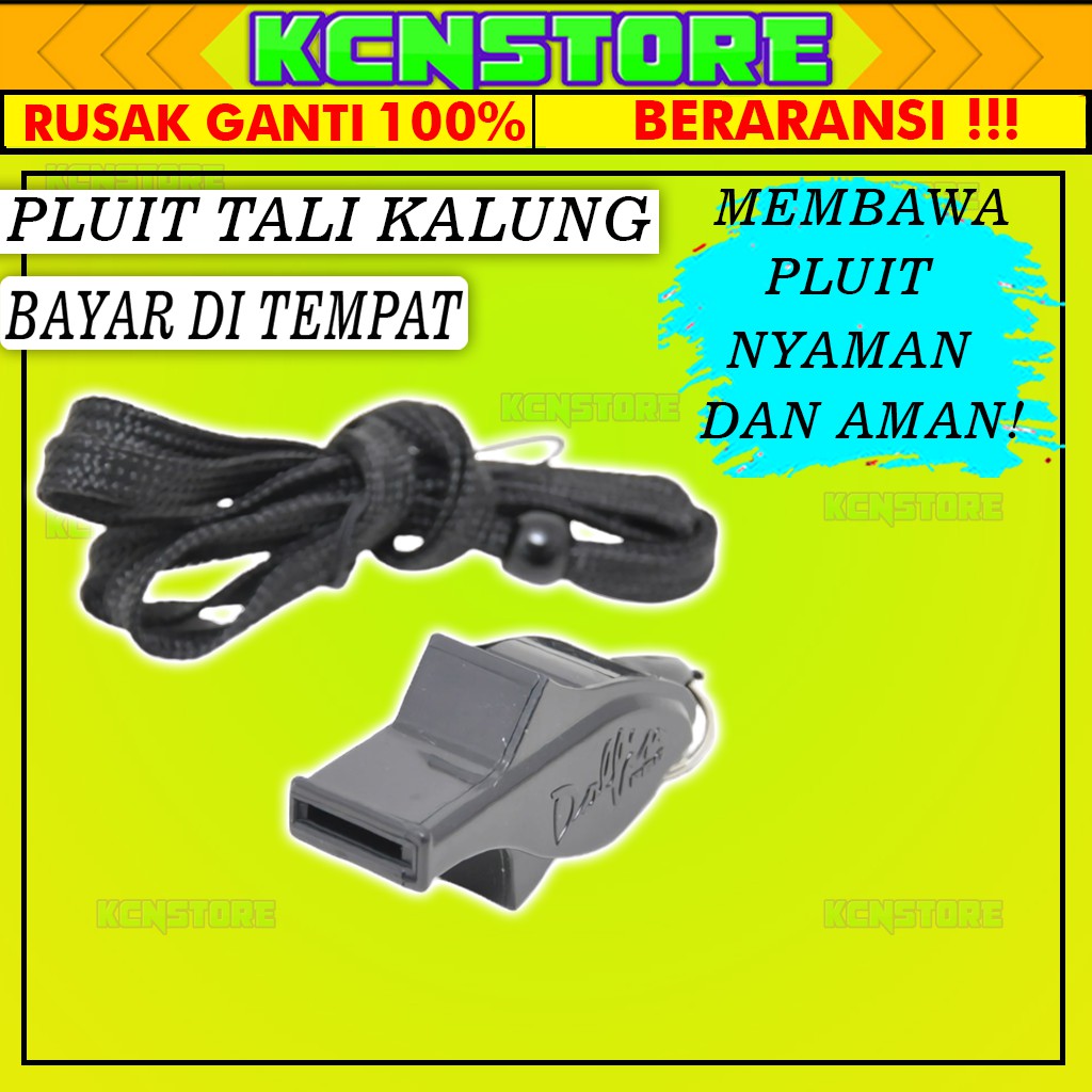 PELUIT WASIT PLUIT WASIT TALI KALUNG AKSESORIS PERLENGKAPAN OLAHRAGA VOLLY SEPAK BOLA BASKET