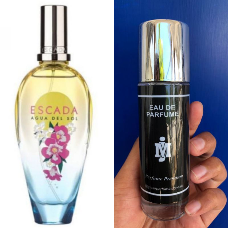 bos parfum escada agua Del sol - platinum best seller - parfum unisex no. 128