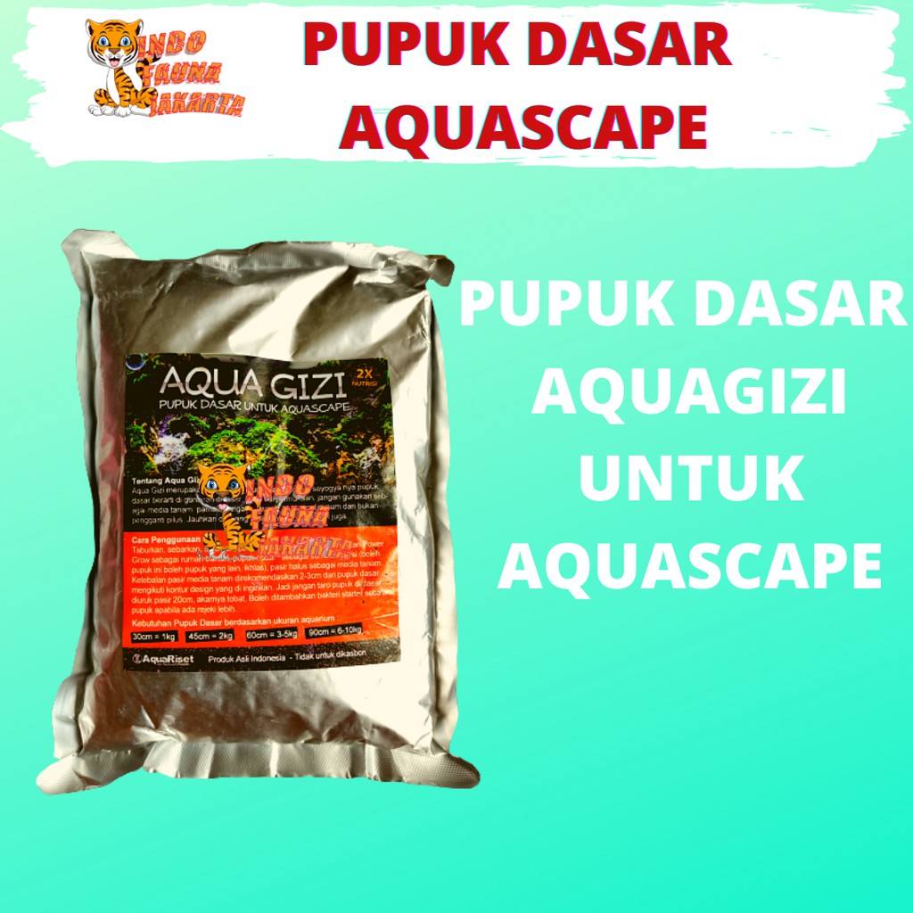 promo pupuk dasar aquascape aquagizi aqua gizi 1 kg murah media tanam aquascape aquarium kolam ikan