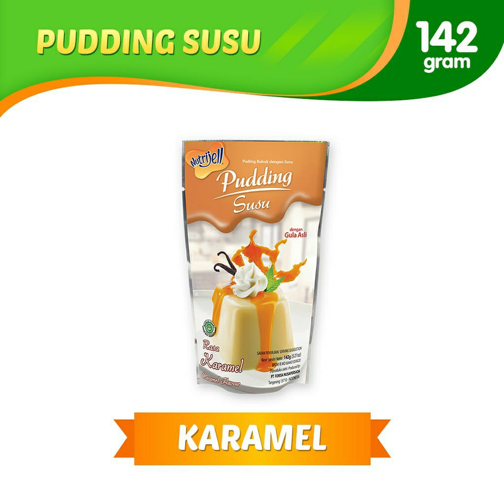 

Nutrijel Puding Susu Caramel 142 Gram