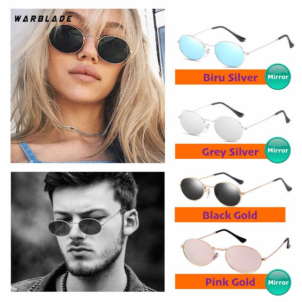 Anti UV Eye Cat Sunglasses [ Biru Silver ] Pria dan Wanita - Desaign Korea - HM399