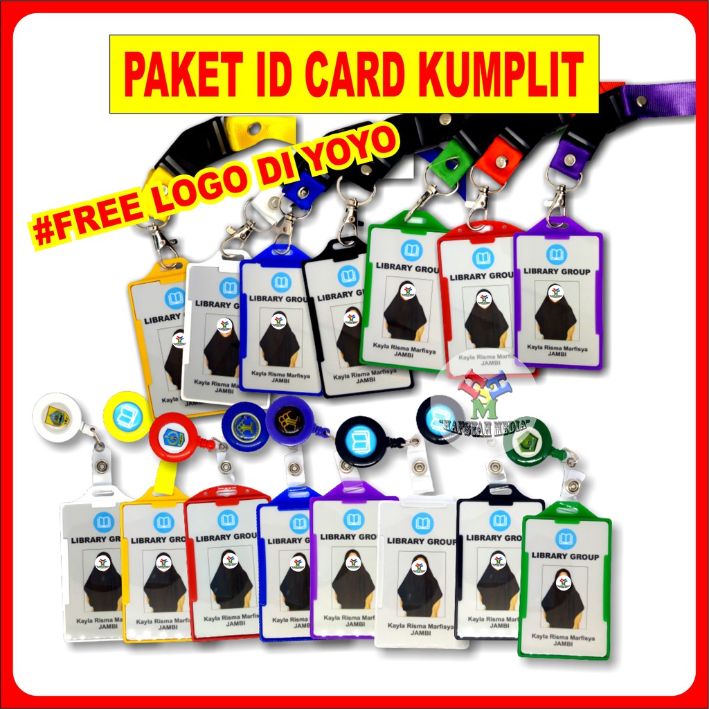 

[HM] id card / name tag / + LOGO perusahaan custom
