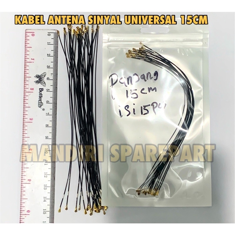 Kabel Antena Sinyal hp Panjang 15cm For Android Universal isi 15pcs