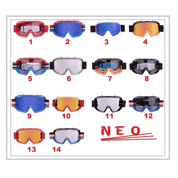 Goggles motor cross goggle trail RAINBOW sepeda downhill dh mx fox pelangi no osbe jpx 100 PERCENT