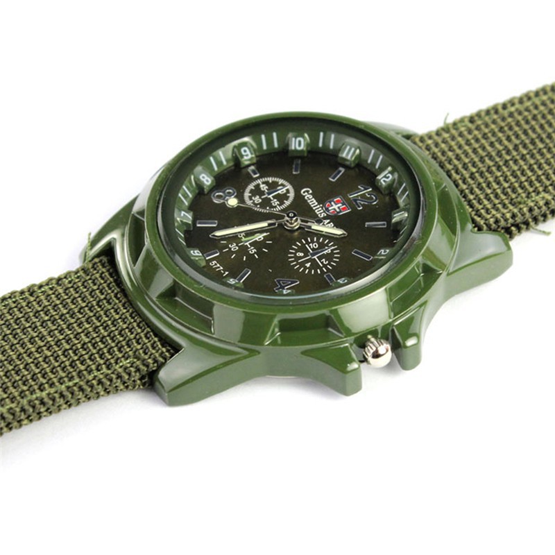 ✅COD [BBS] Gemius Jam Tangan Pria Militer Sport Strap Rugged Jam Tangan Analog Nylon