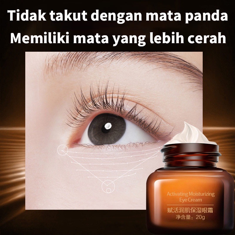 Krim mata Mengencangkan otot kulit Menghilangkan kantong mata Garis halus/Cepat meredakan lingkaran mata hitam Anti kerut Anti penuaan Meredakan bengkak