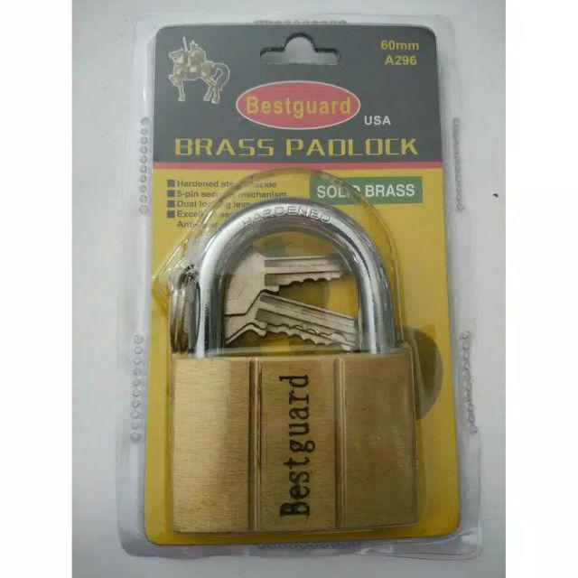 Gembok Rumah / Toko Bestguard 60mm Pendek