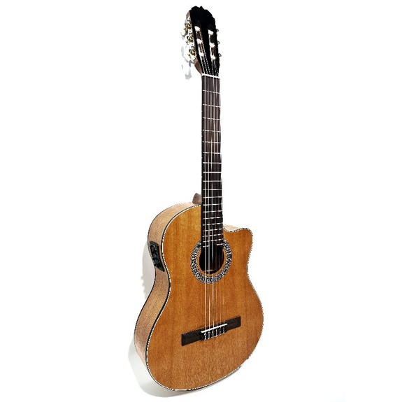 Gitar Classic Elektrik Senar Nylon Trusrod Cowboy Original Tipe CGC-100 NS NA EQ TUNER Cowboy Klasik