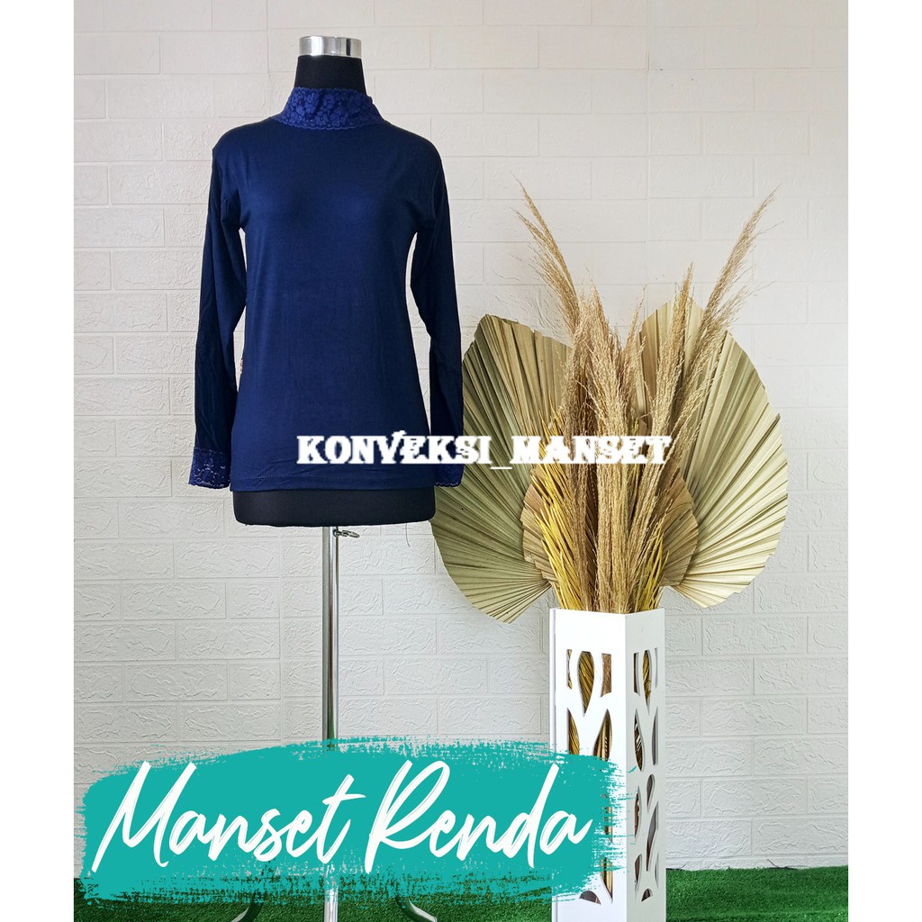 MANSET BAJU RENDA RAYON ADEM  DALAMAN KEBAYA UKURAN STANDAR  MURAH BISA COD