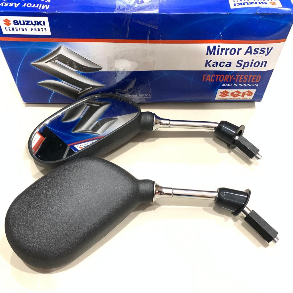 SPION SATRIA 2 TAK LUMBA HIU MALAYSIA GAGANG CHROME KIRI KANAN ORI SGP