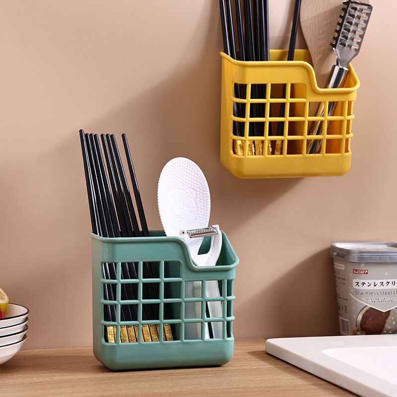 Tempat Sendok Garpu Alat Dapur Sikat Gigi Odol Wc Dapur /Kitchen utensils Storage Box Shelf HOME Chopsticks basket Keranjang Sumpit