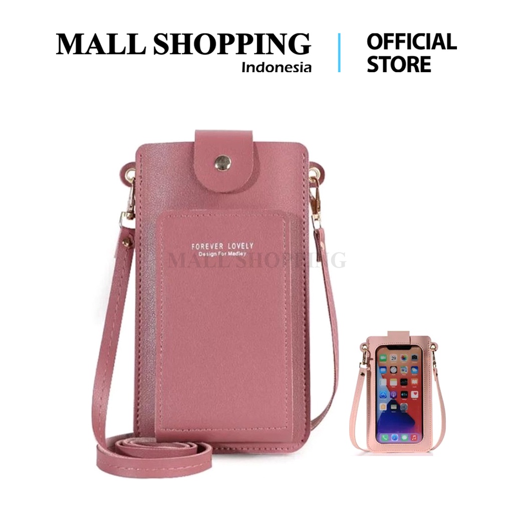 (COD) Tas Hp Selempang Wanita Transparan Multifungsi Model Korea MALL SHOPPING