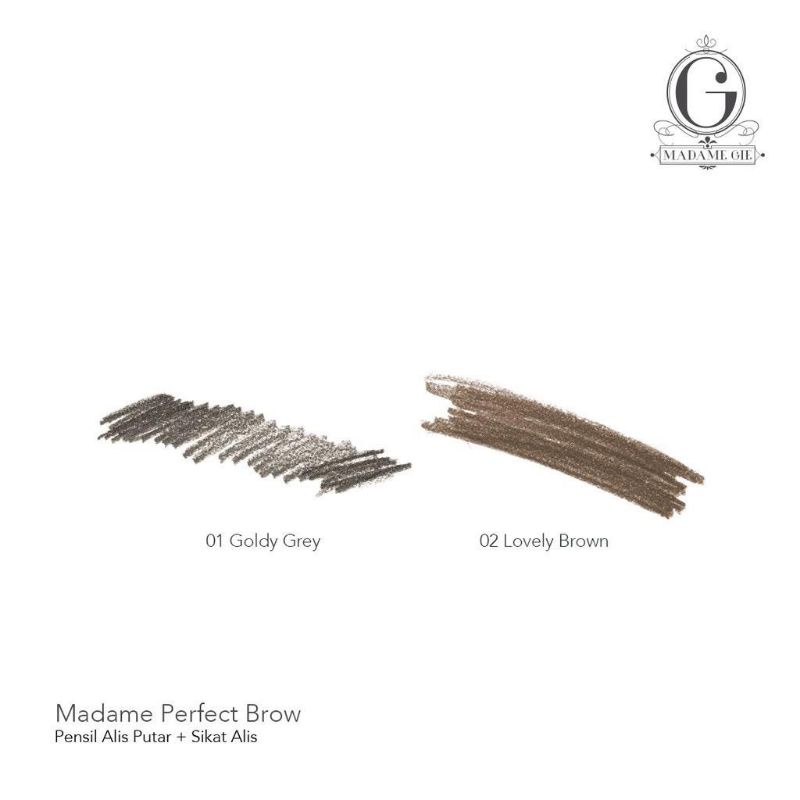 Madame Gie Perfect Brow|Make Up Pensil Alis Mekanik