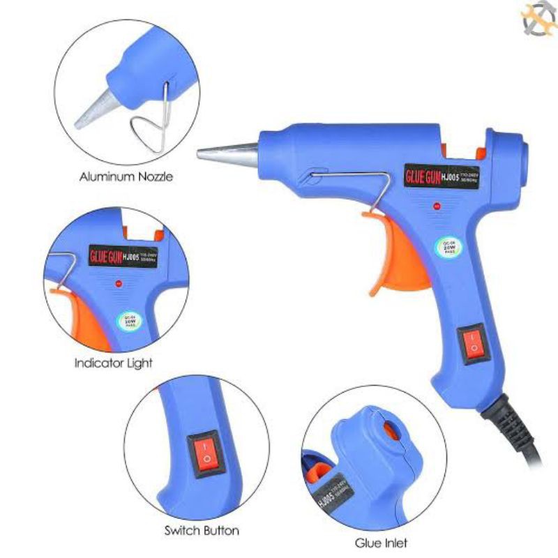 LEM TEMBAK GLUE GUN - ALAT LEM TEMBAK GG1 (Tanpa Lem)