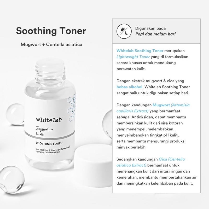 Whitelab Face Toner Series | Whitelab Acne Toner | Soothing Toner | Exfoliating Toner