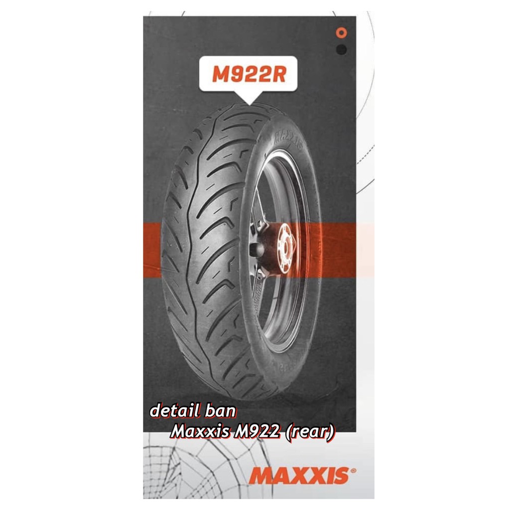 Ban Yamaha FreeGo Maxxis M922 110/90-12 ( Belakang )