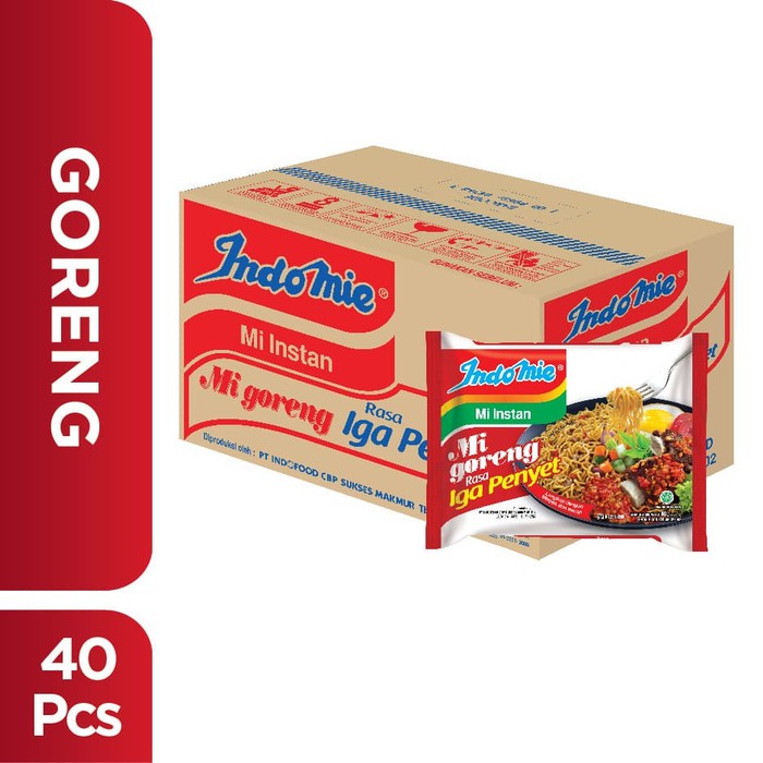 

PROMO 1 DUS ISI 40 PCS - INDOMIE GORENG IGA PENYET TERMURAH