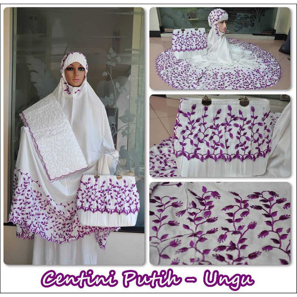 Mukena mukenah Dewasa shalat Sholat adem mewah polos dan motif Rayon Behel Centini