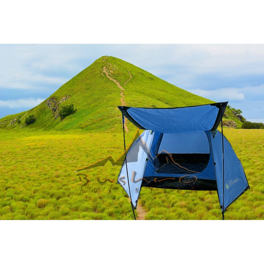 Tenda Dome Camping - Tenda Compass Kapasitas 4 Orang Double Layer