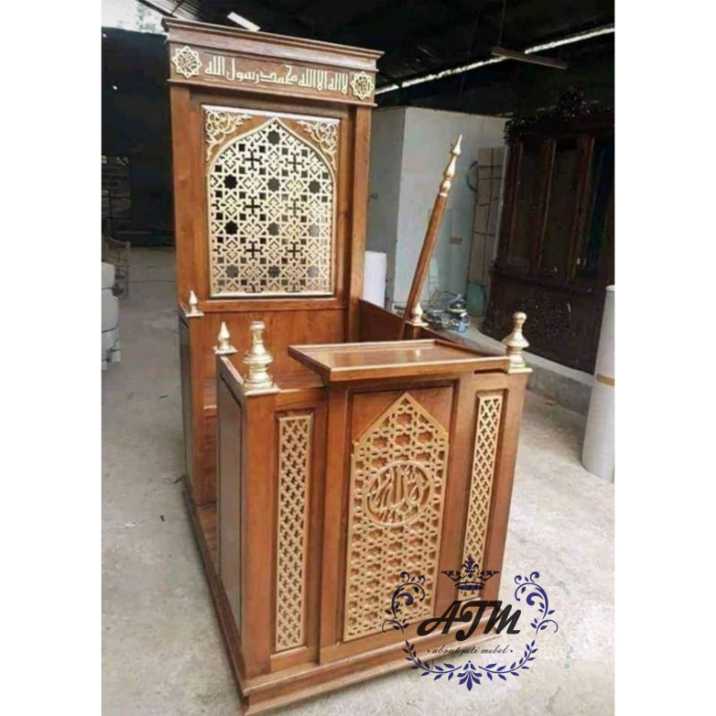Mimbar masjid podium masjid mimbar minimqlis jepara