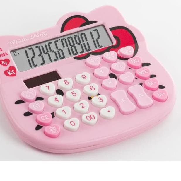 

PROMO BESAR KODE-770 Kalkulator Kepala Hello Kitty Pink 12 Digit IMUT LUCU MANIS HELO KITY KITI Hell