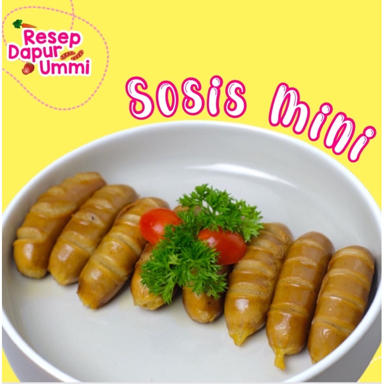 

SOSIS MINI SMOKED BEEF Homemade Non MSG Frozen Food Resep Dapur Ummi