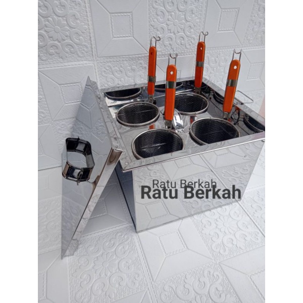 panci/dandang mie stainles steel persegi