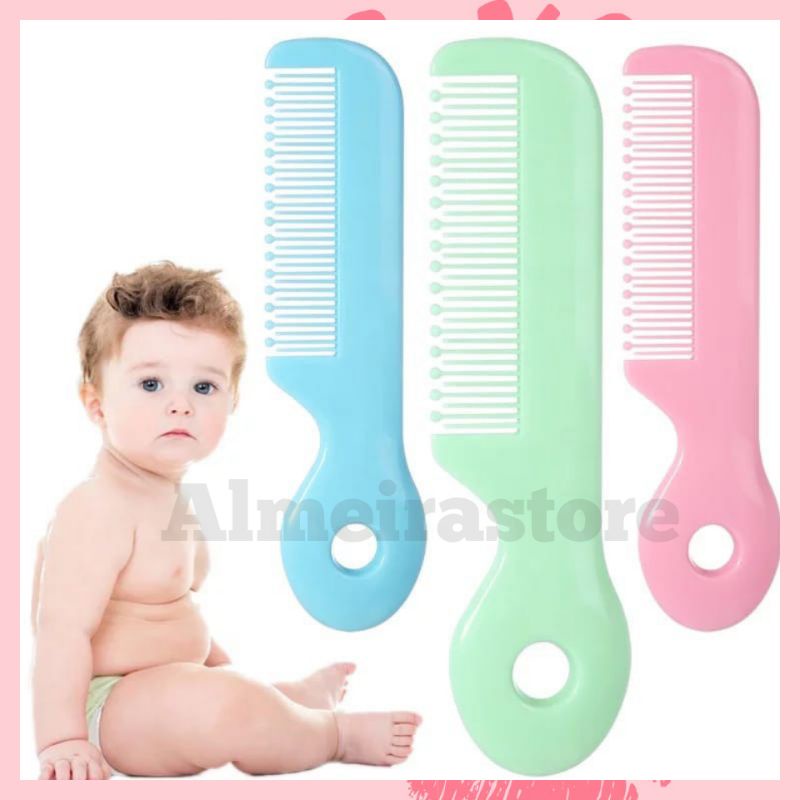 0Sisir Bayi / Sisir Anak / Baby Safety Comb / Perawatan Rambut Bayi