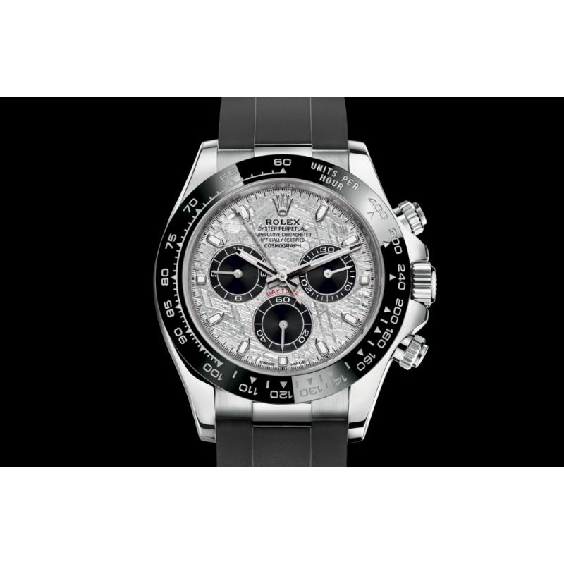 Jam tangan pria rolex daytona cosmograph 116519LN Meteorite Dial Swiss Clone 1:1