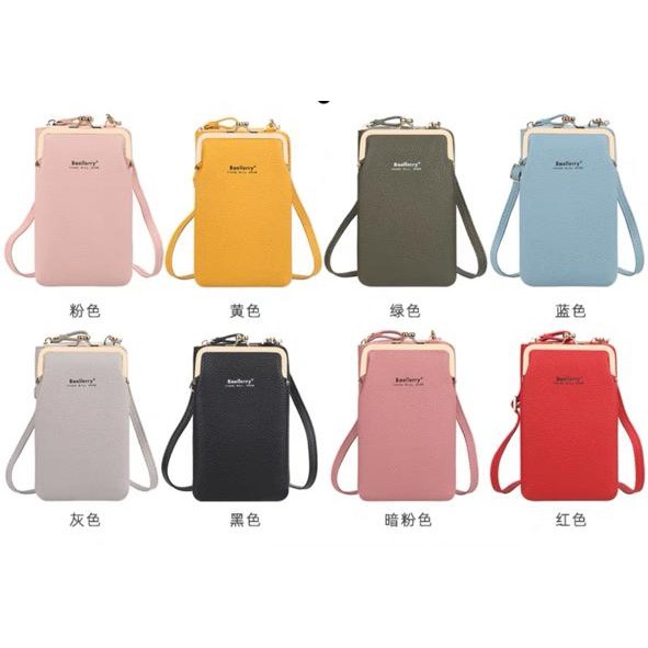 Tas Selempang Kulit Wanita Dompet Cewek Multifungsi MDL Baellerry N8601