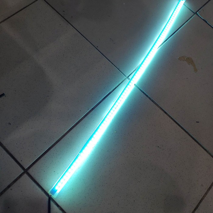 Lampu led drl sign alis running 60cm Ice blue