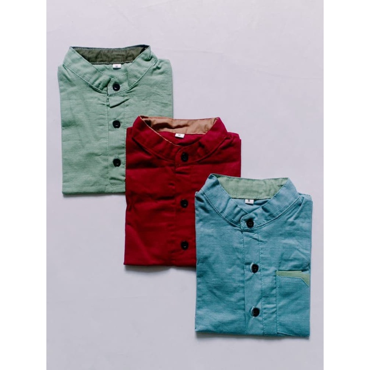 kemeja anak kemeja kemko kemeja koko kemeja pendek anak kemeja polos laris-3