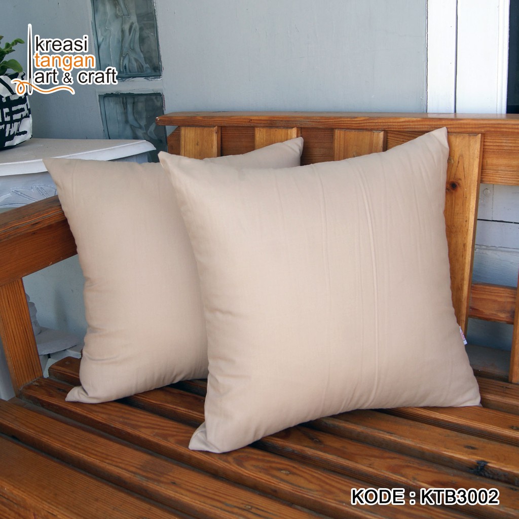 SARUNG BANTAL SOFA POLOS 30x50, 40x40, 45x45, 50x50, 60x60, 70x70 Elm KTB3002