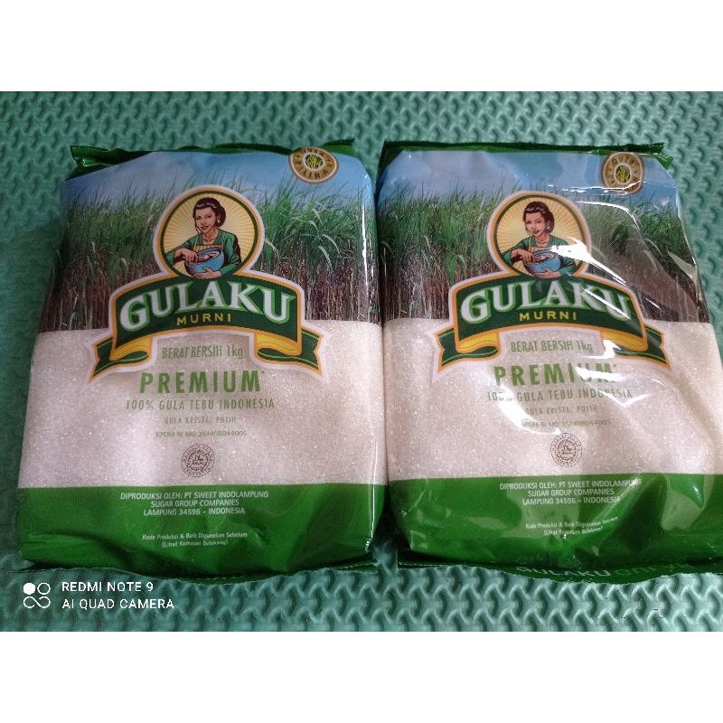 

Gula pasir Gulaku hijau 1kg