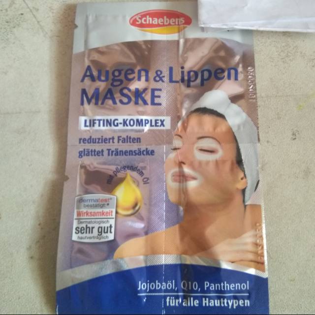 Schaebens Augen Lippen Maske Shopee Indonesia